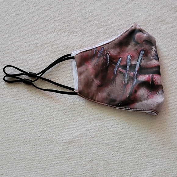 Halloween Scary Smile stitches scary Reusable face mask - Picture 6 of 9